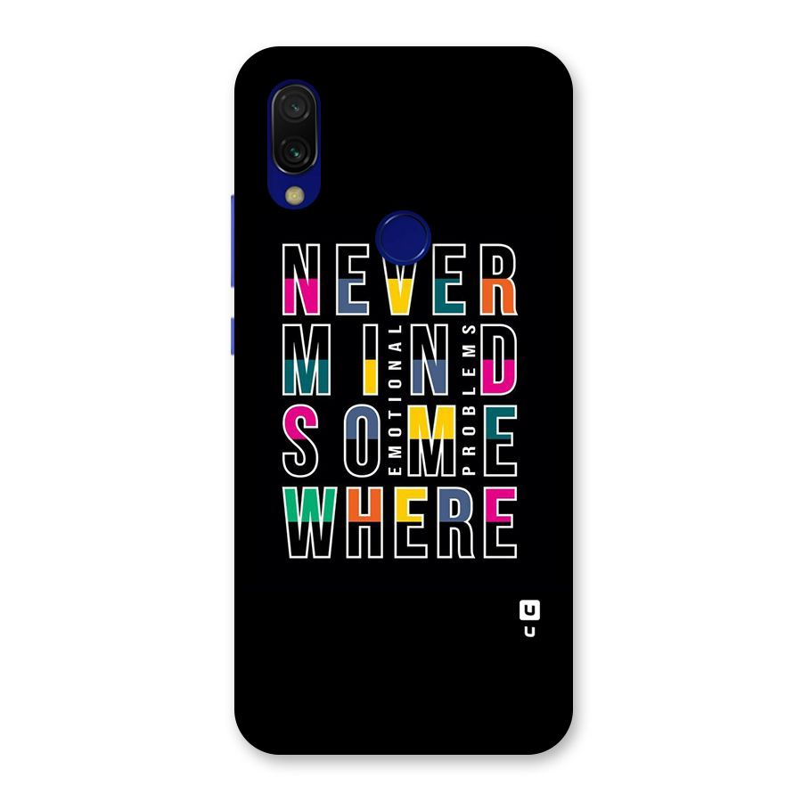 Nevermind Somewhere Back Case for Redmi Y3
