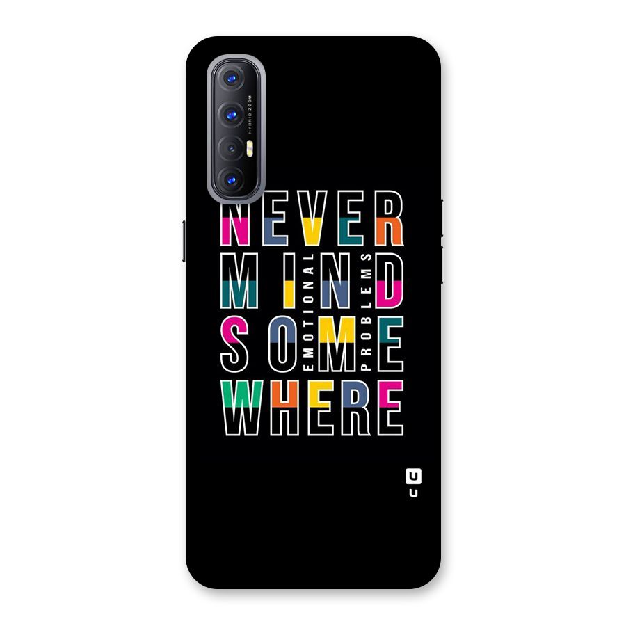 Nevermind Somewhere Back Case for Reno3 Pro
