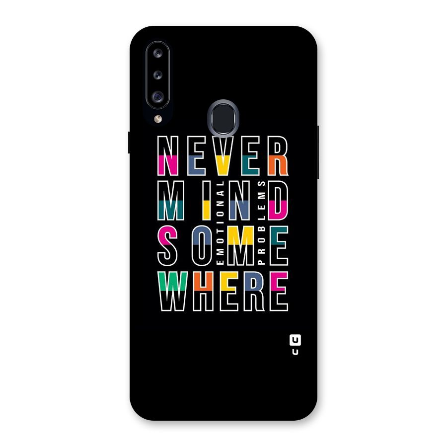 Nevermind Somewhere Back Case for Samsung Galaxy A20s