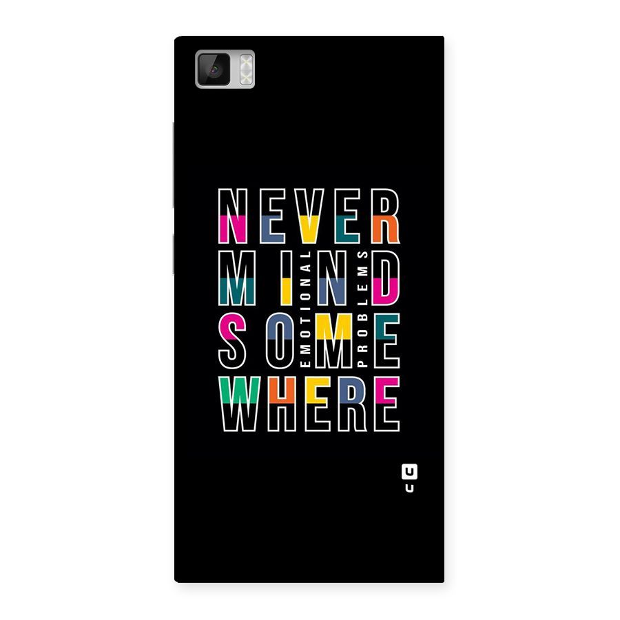 Nevermind Somewhere Back Case for Xiaomi Mi3