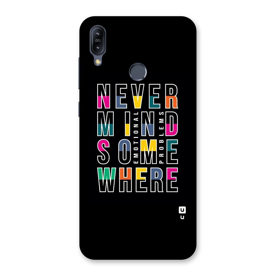 Nevermind Somewhere Back Case for Zenfone Max M2