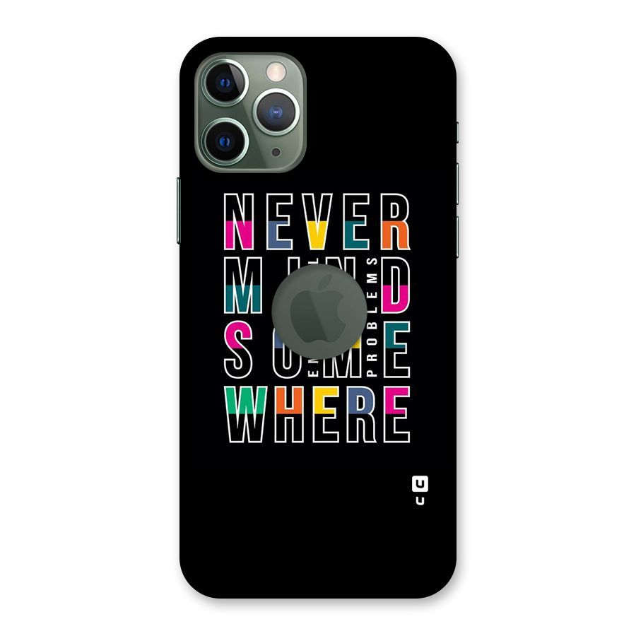 Nevermind Somewhere Back Case for iPhone 11 Pro Logo  Cut