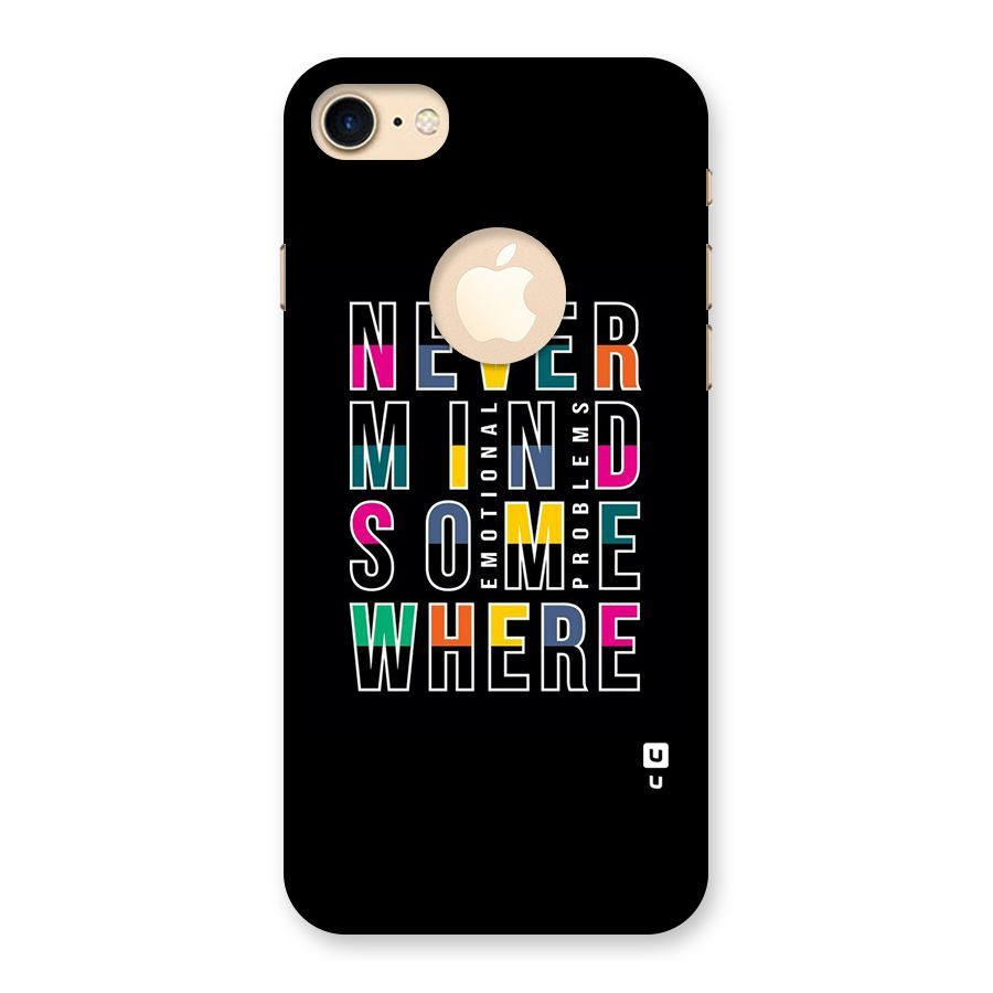 Nevermind Somewhere Back Case for iPhone 7 Logo Cut
