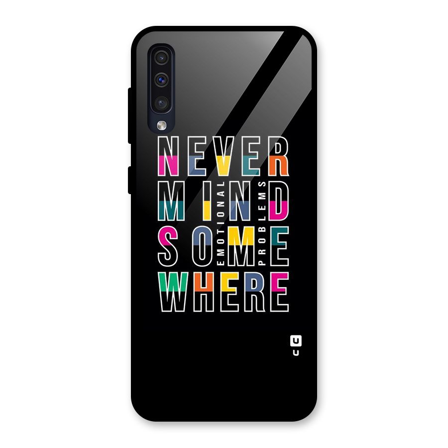 Nevermind Somewhere Glass Back Case for Galaxy A50s