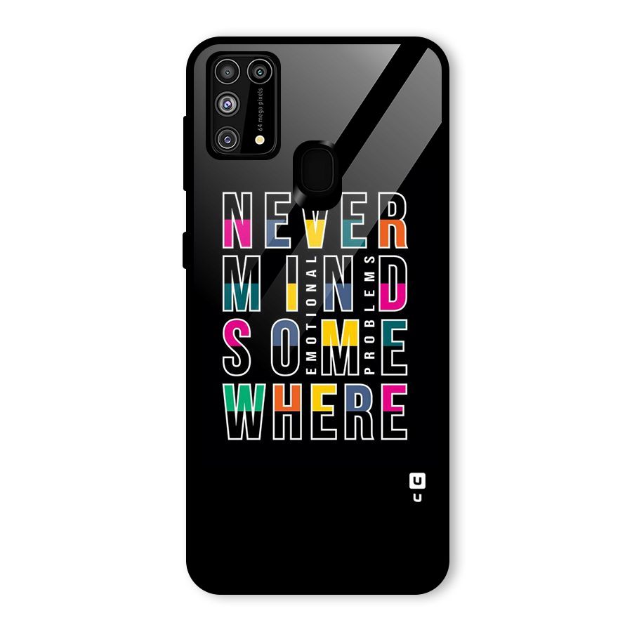 Nevermind Somewhere Glass Back Case for Galaxy F41