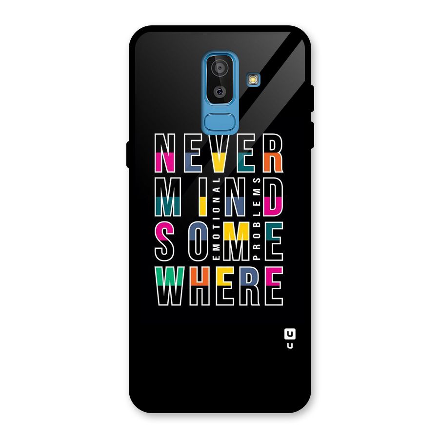 Nevermind Somewhere Glass Back Case for Galaxy J8
