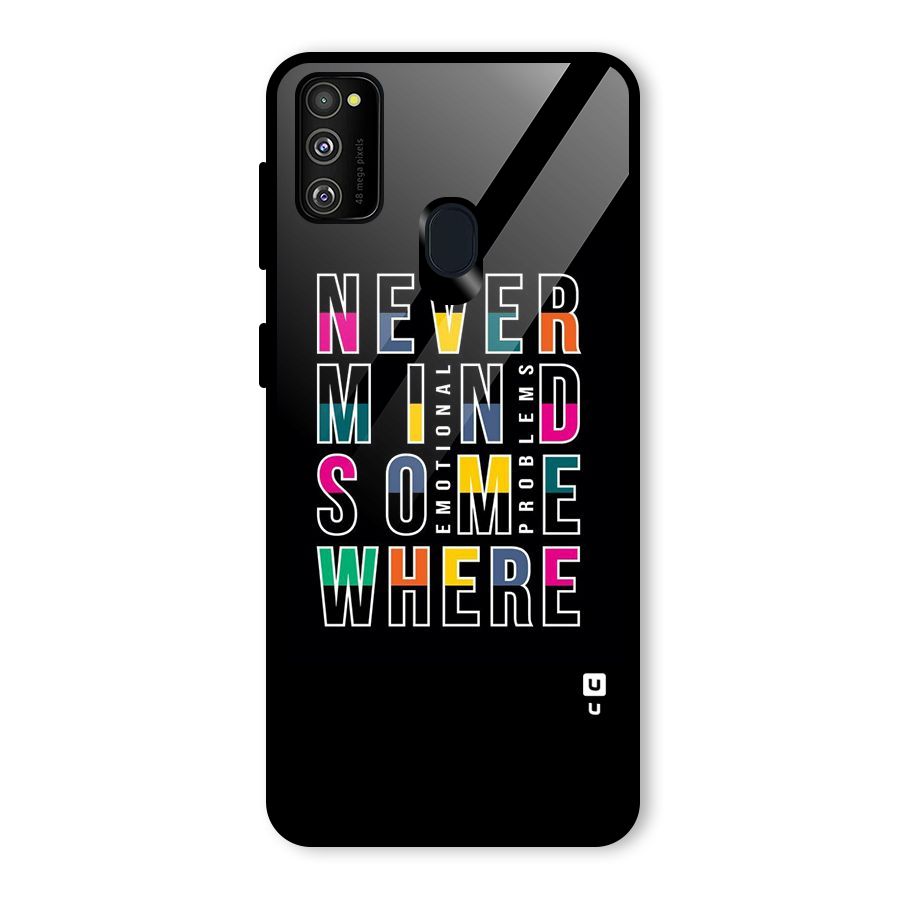Nevermind Somewhere Glass Back Case for Galaxy M30s
