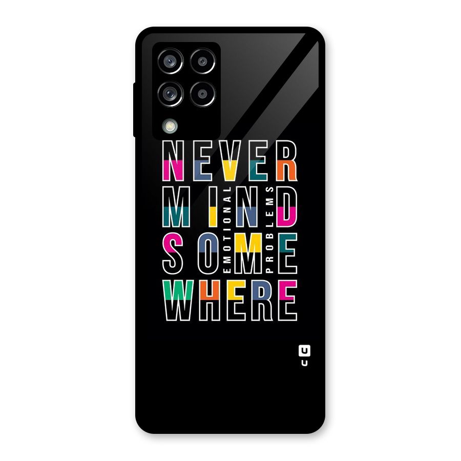 Nevermind Somewhere Glass Back Case for Galaxy M53 5G