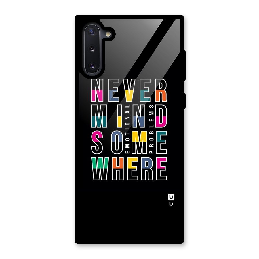 Nevermind Somewhere Glass Back Case for Galaxy Note 10