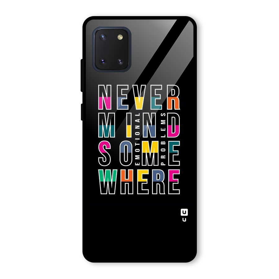 Nevermind Somewhere Glass Back Case for Galaxy Note 10 Lite