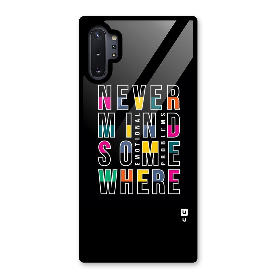 Nevermind Somewhere Glass Back Case for Galaxy Note 10 Plus