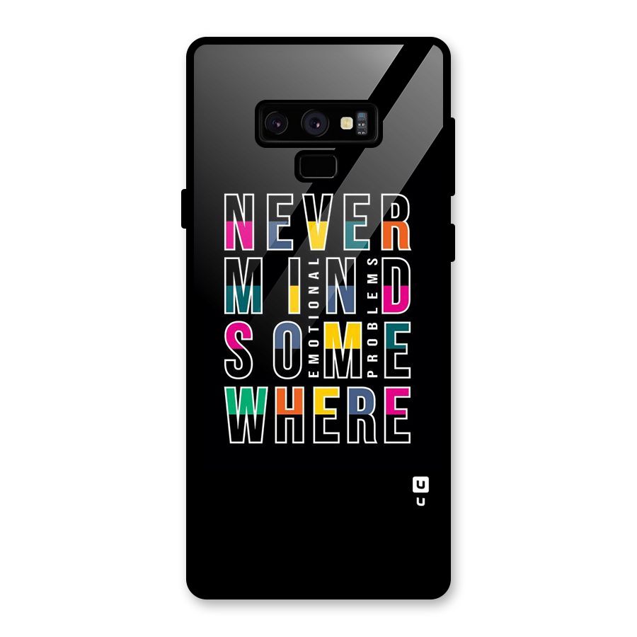 Nevermind Somewhere Glass Back Case for Galaxy Note 9