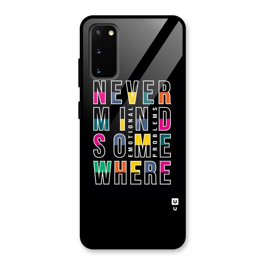 Nevermind Somewhere Glass Back Case for Galaxy S20