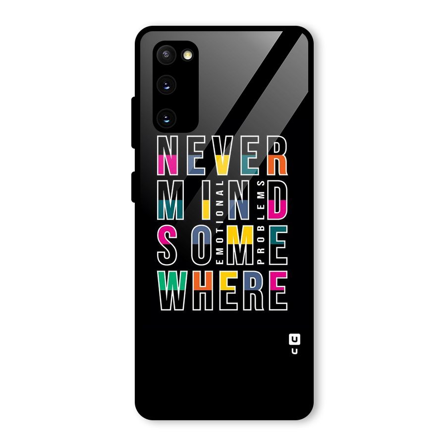 Nevermind Somewhere Glass Back Case for Galaxy S20 FE 5G