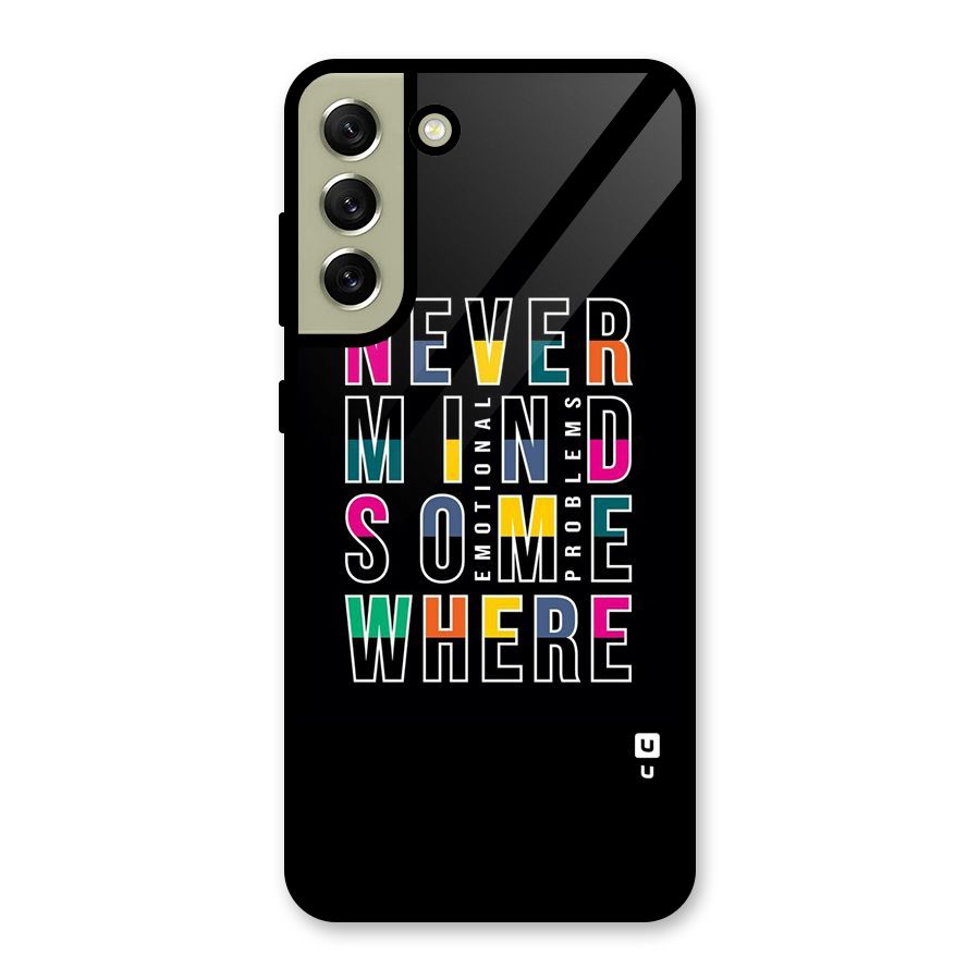Nevermind Somewhere Glass Back Case for Galaxy S21 FE 5G