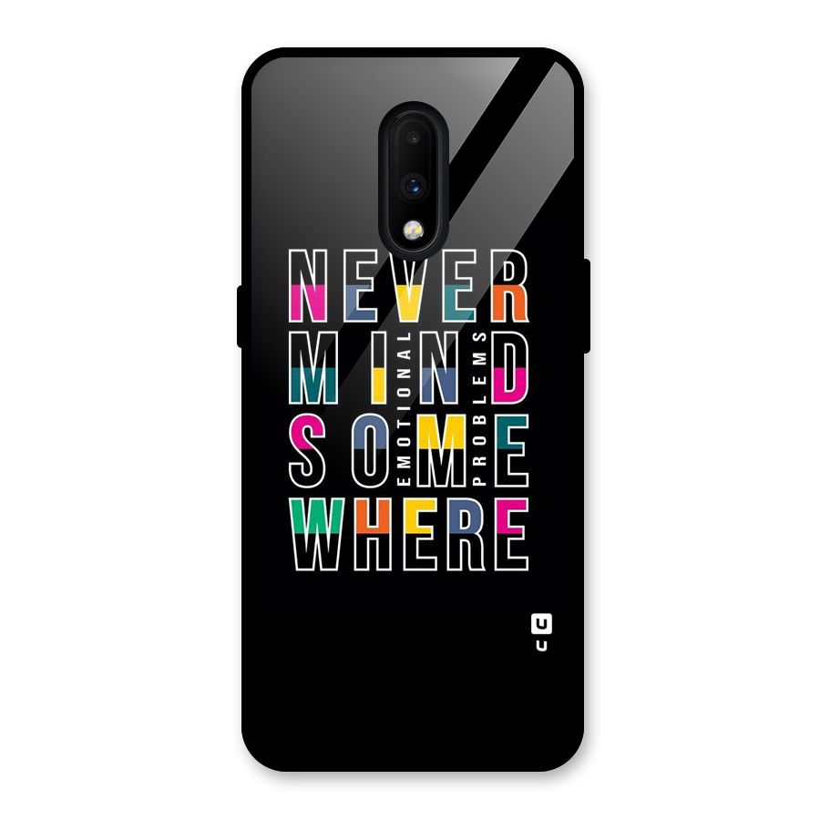 Nevermind Somewhere Glass Back Case for OnePlus 7