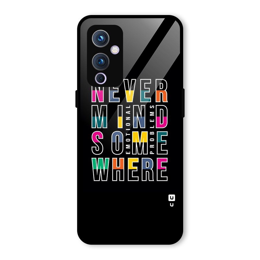 Nevermind Somewhere Glass Back Case for OnePlus 9