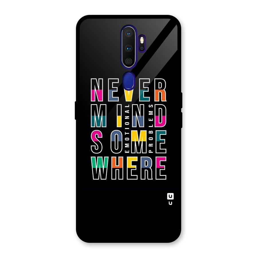 Nevermind Somewhere Glass Back Case for Oppo A9 (2020)