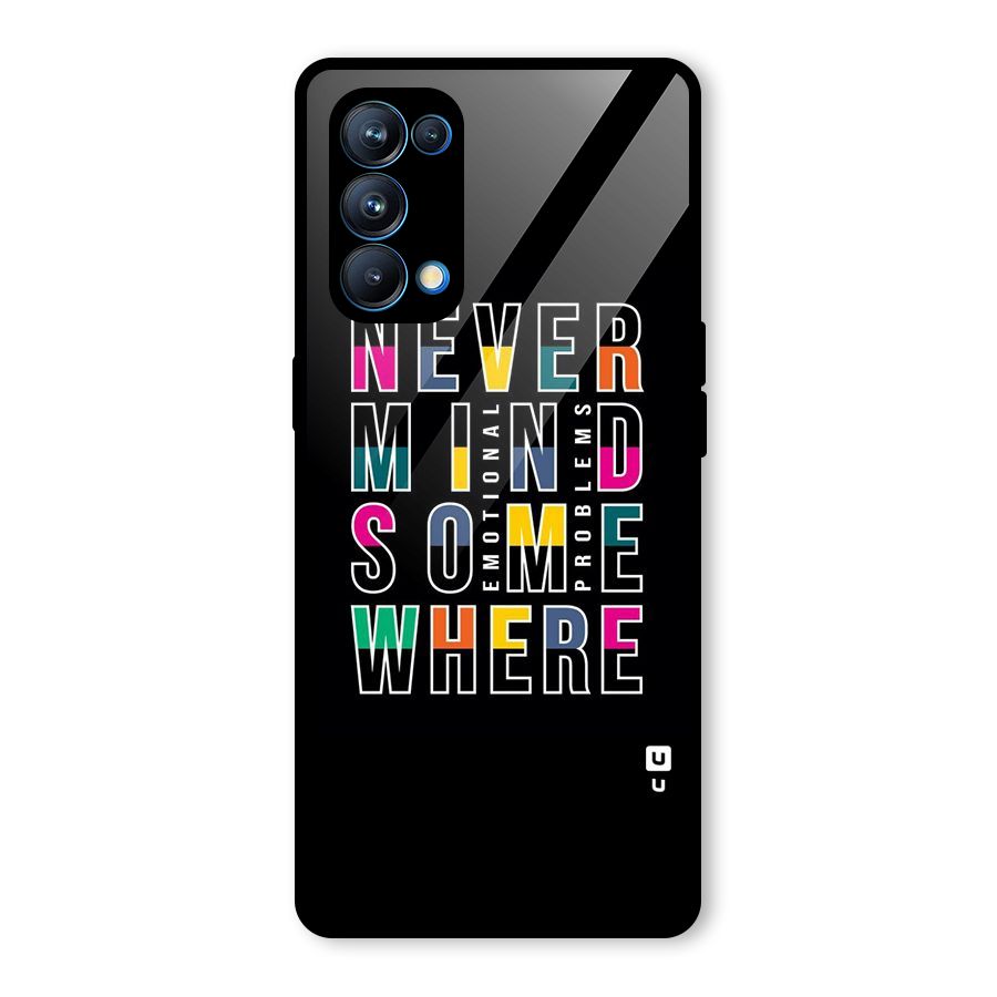 Nevermind Somewhere Glass Back Case for Oppo Reno5 Pro 5G