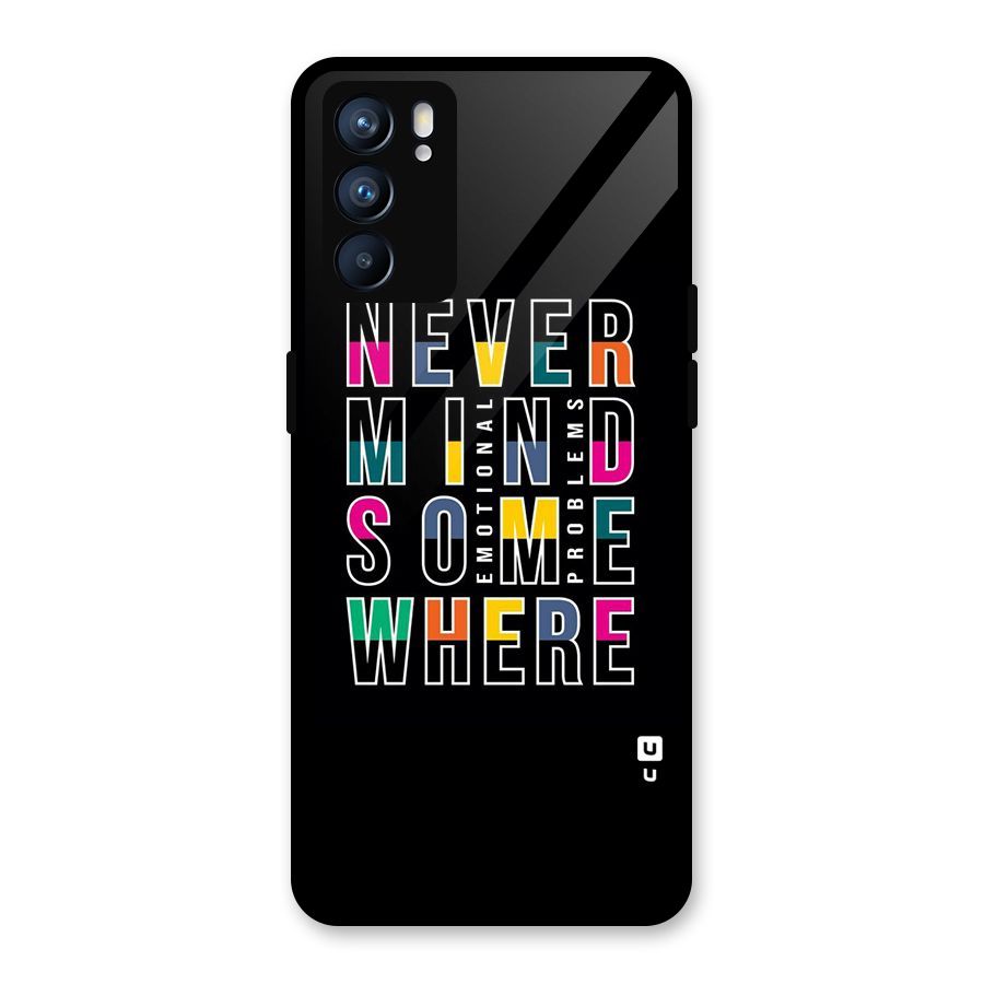 Nevermind Somewhere Glass Back Case for Oppo Reno6 5G
