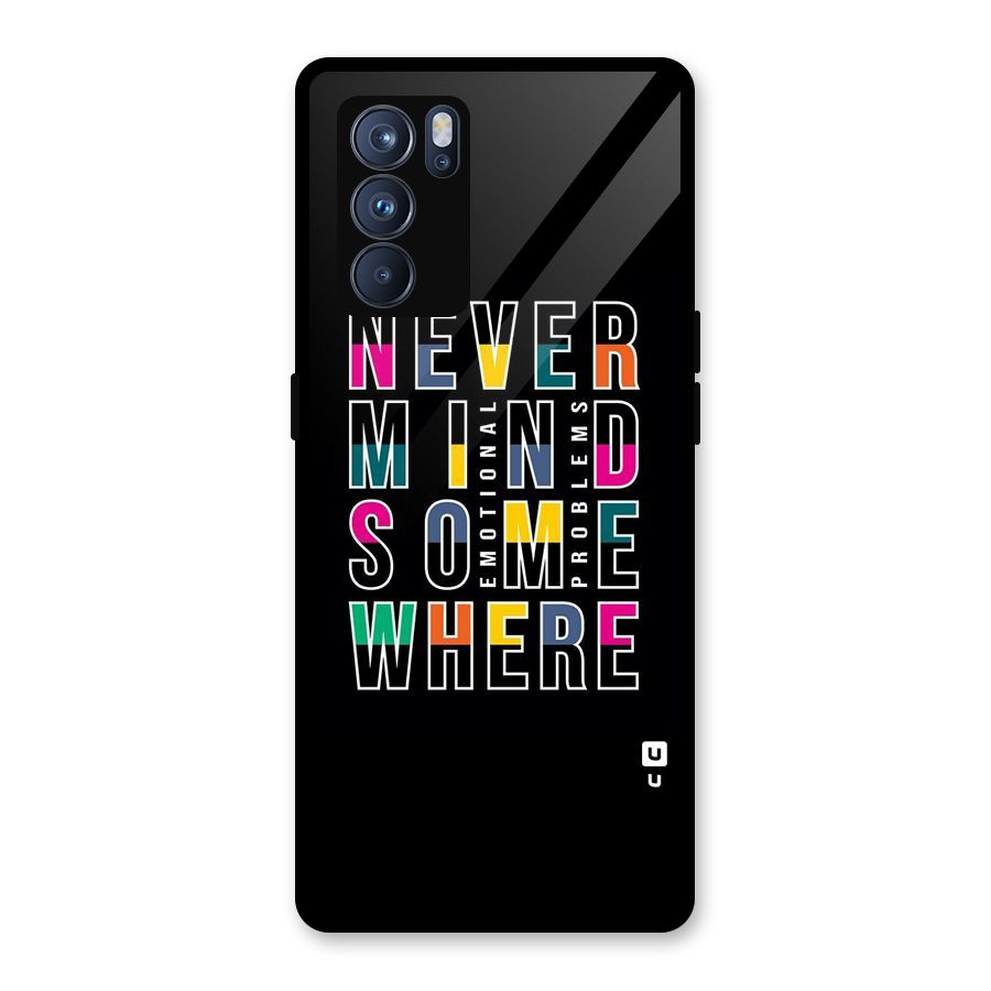 Nevermind Somewhere Glass Back Case for Oppo Reno6 Pro 5G