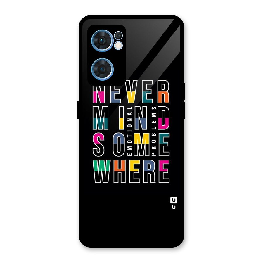 Nevermind Somewhere Glass Back Case for Oppo Reno7 5G
