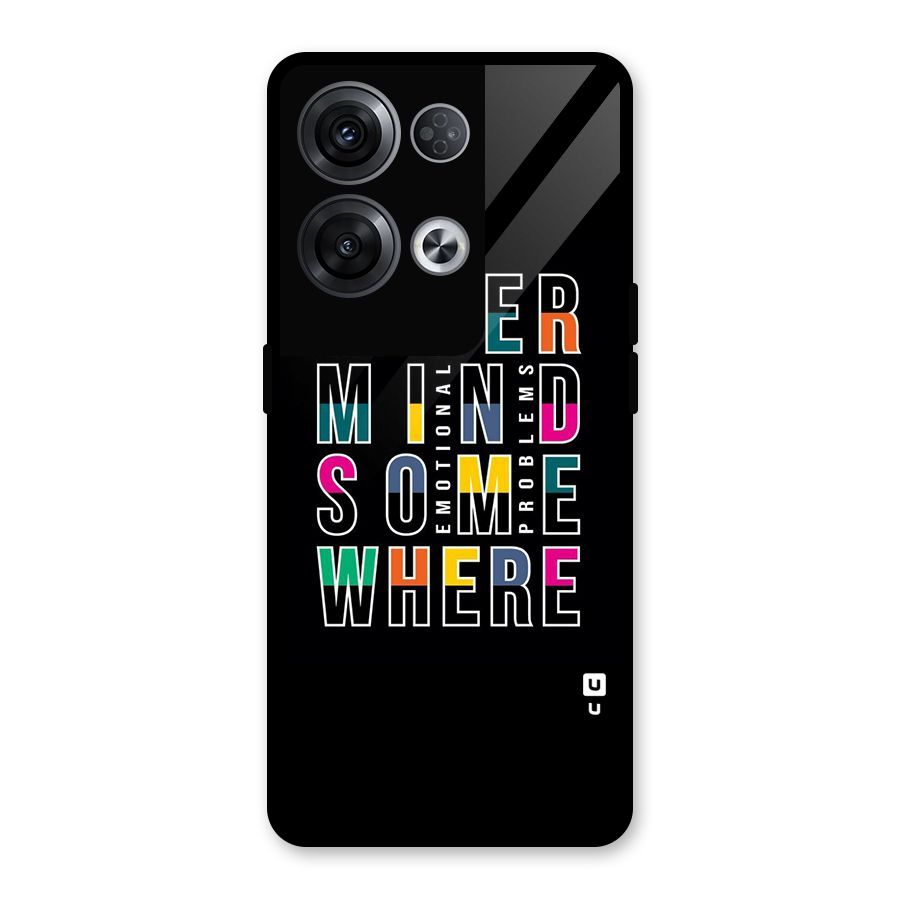 Nevermind Somewhere Glass Back Case for Oppo Reno8 Pro 5G
