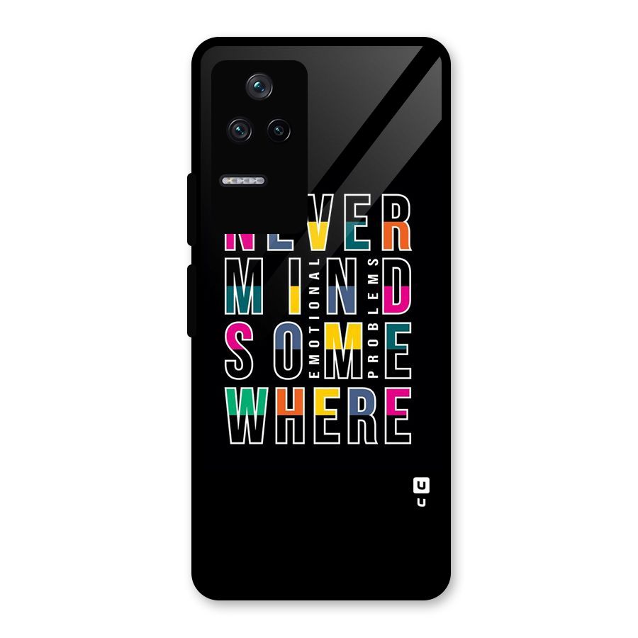 Nevermind Somewhere Glass Back Case for Poco F4 5G
