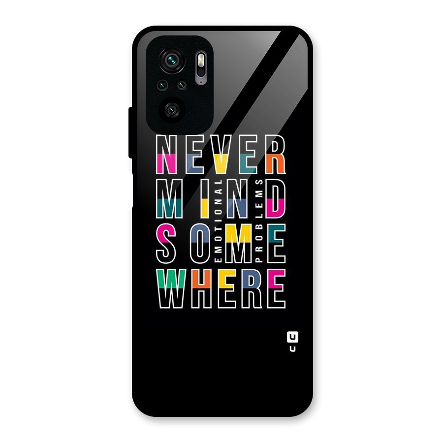 Nevermind Somewhere Glass Back Case for Redmi Note 10S