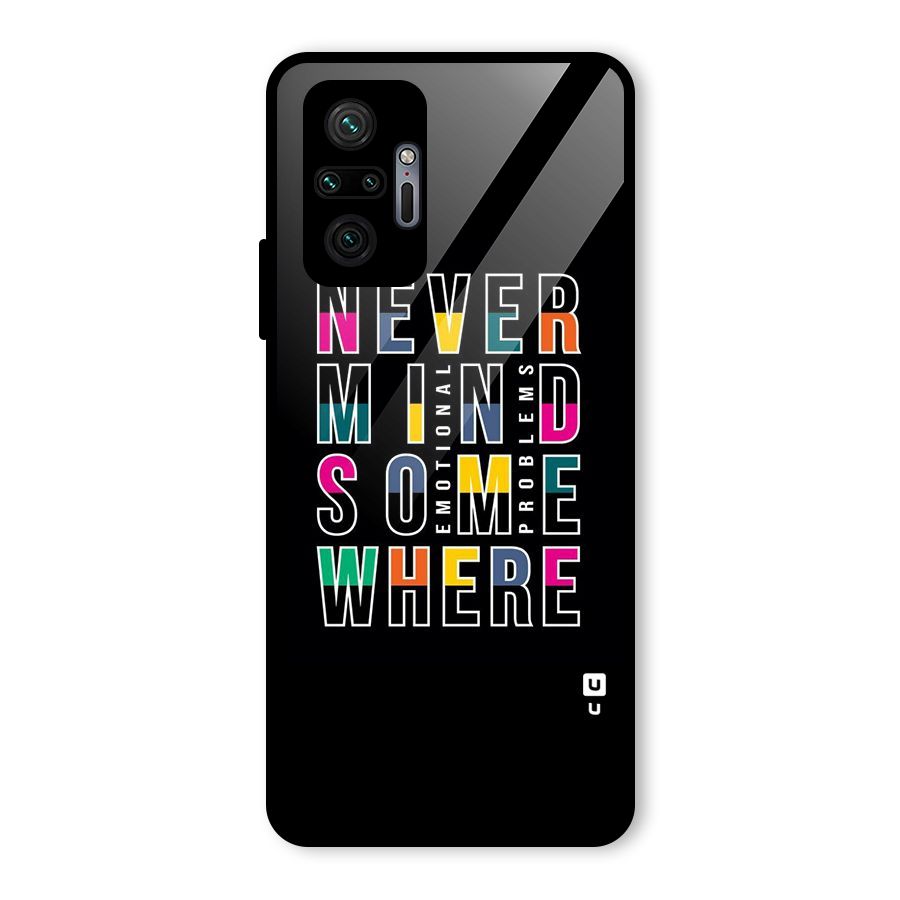Nevermind Somewhere Glass Back Case for Redmi Note 10 Pro Max