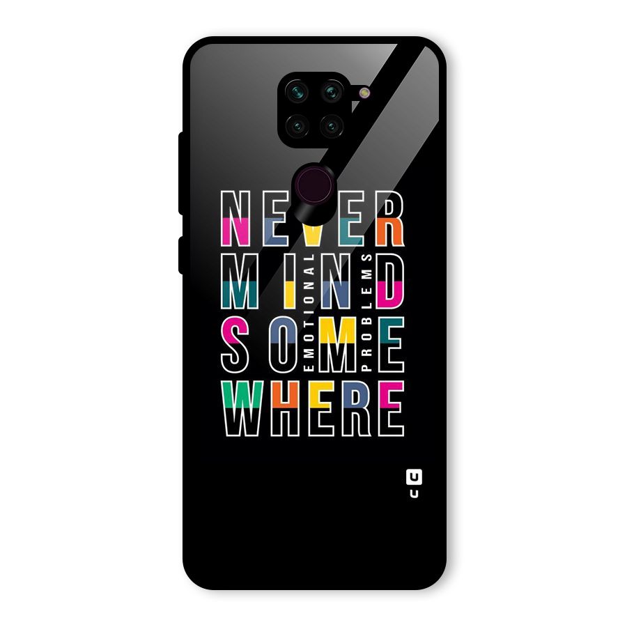 Nevermind Somewhere Glass Back Case for Redmi Note 9