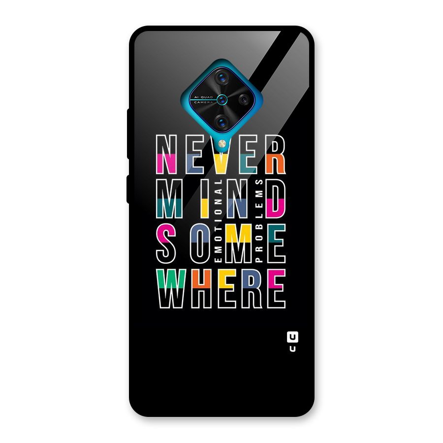Nevermind Somewhere Glass Back Case for Vivo S1 Pro
