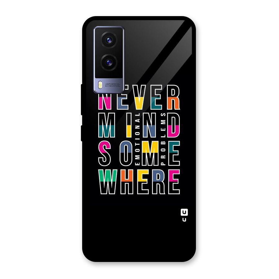 Nevermind Somewhere Glass Back Case for Vivo V21e 5G
