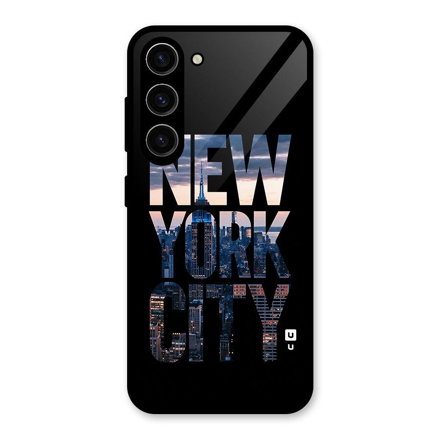 New York City Glass Back Case for Galaxy S23