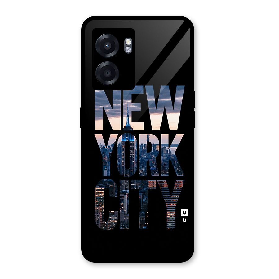 New York City Glass Back Case for Oppo K10 (5G)