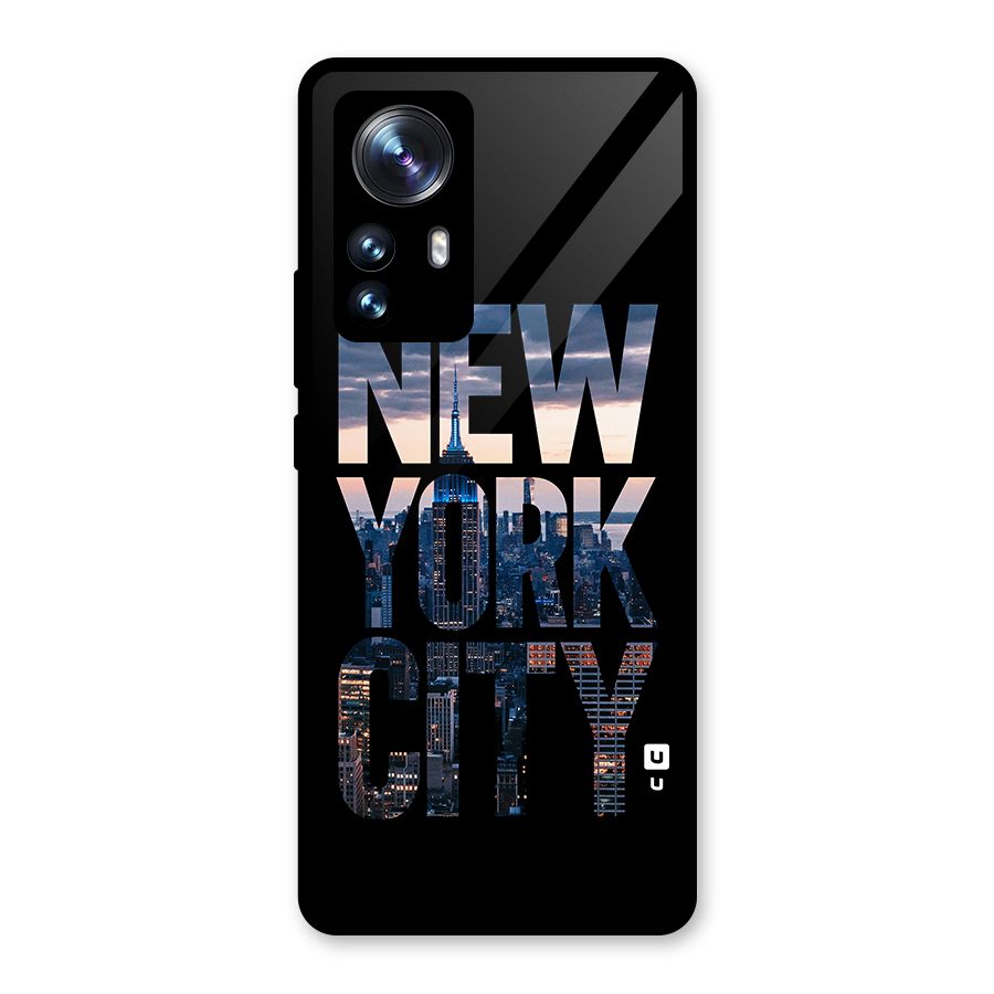 New York City Glass Back Case for Xiaomi 12 Pro