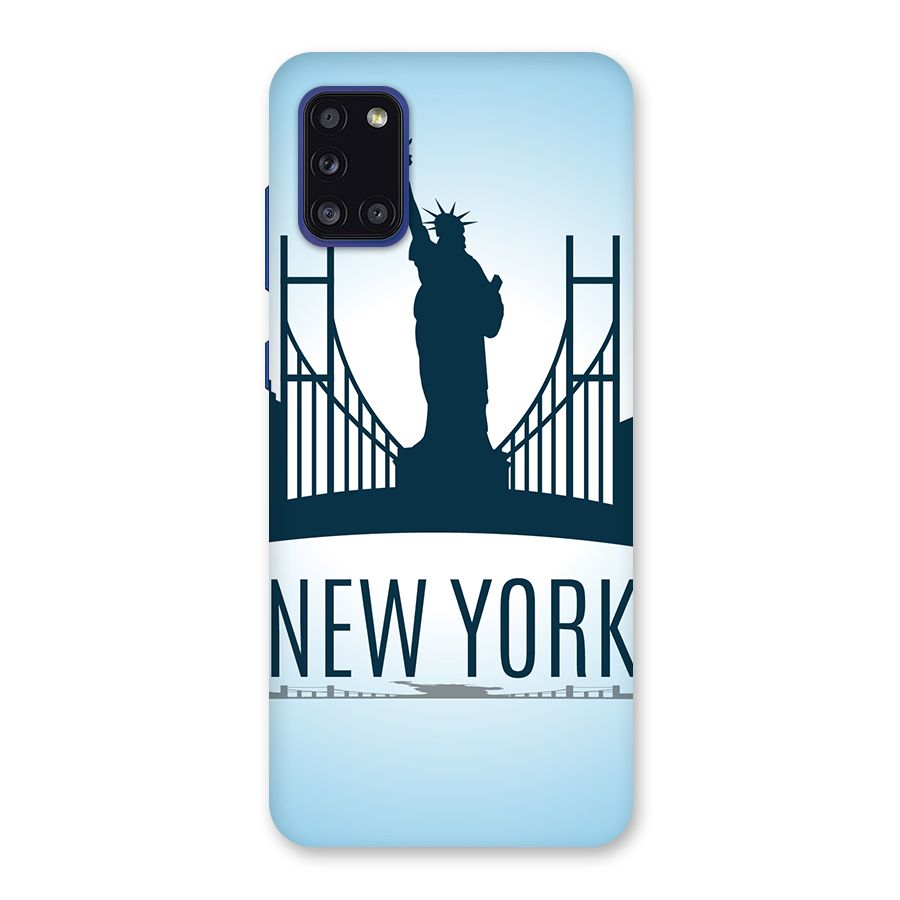 New York Skyline Back Case for Galaxy A31