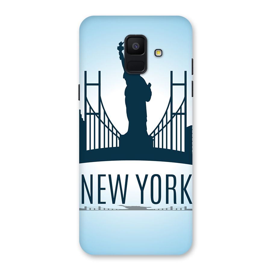 New York Skyline Back Case for Galaxy A6 (2018)