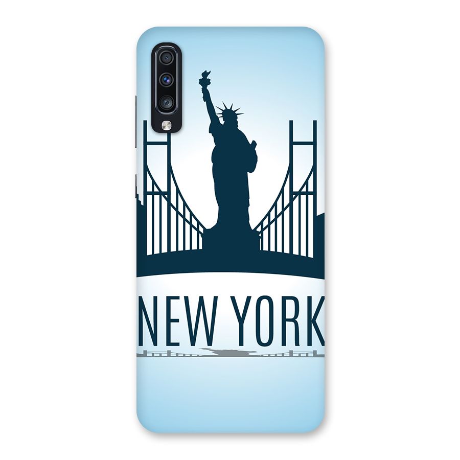 New York Skyline Back Case for Galaxy A70