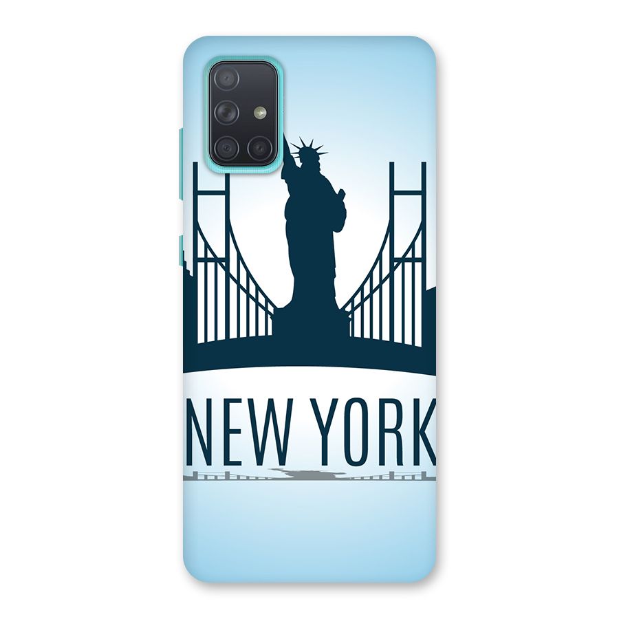 New York Skyline Back Case for Galaxy A71