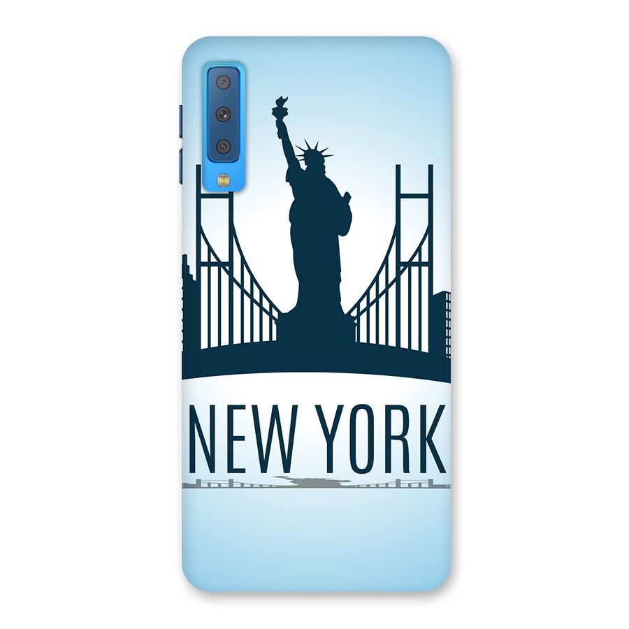New York Skyline Back Case for Galaxy A7 (2018)