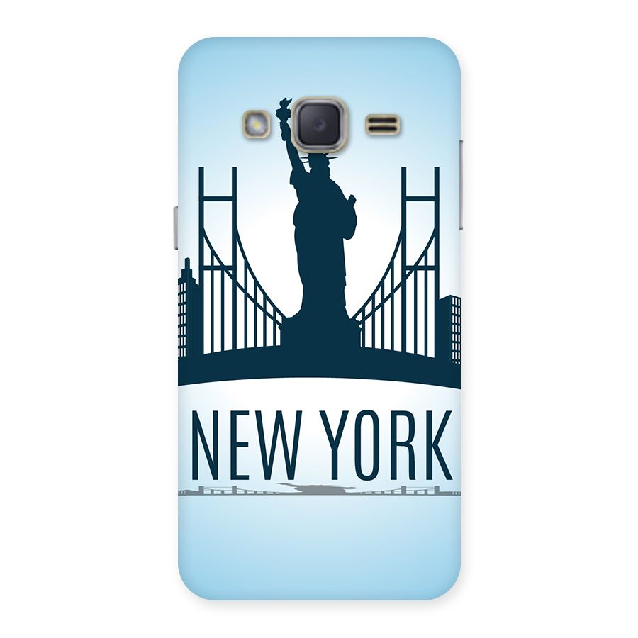 New York Skyline Back Case for Galaxy J2