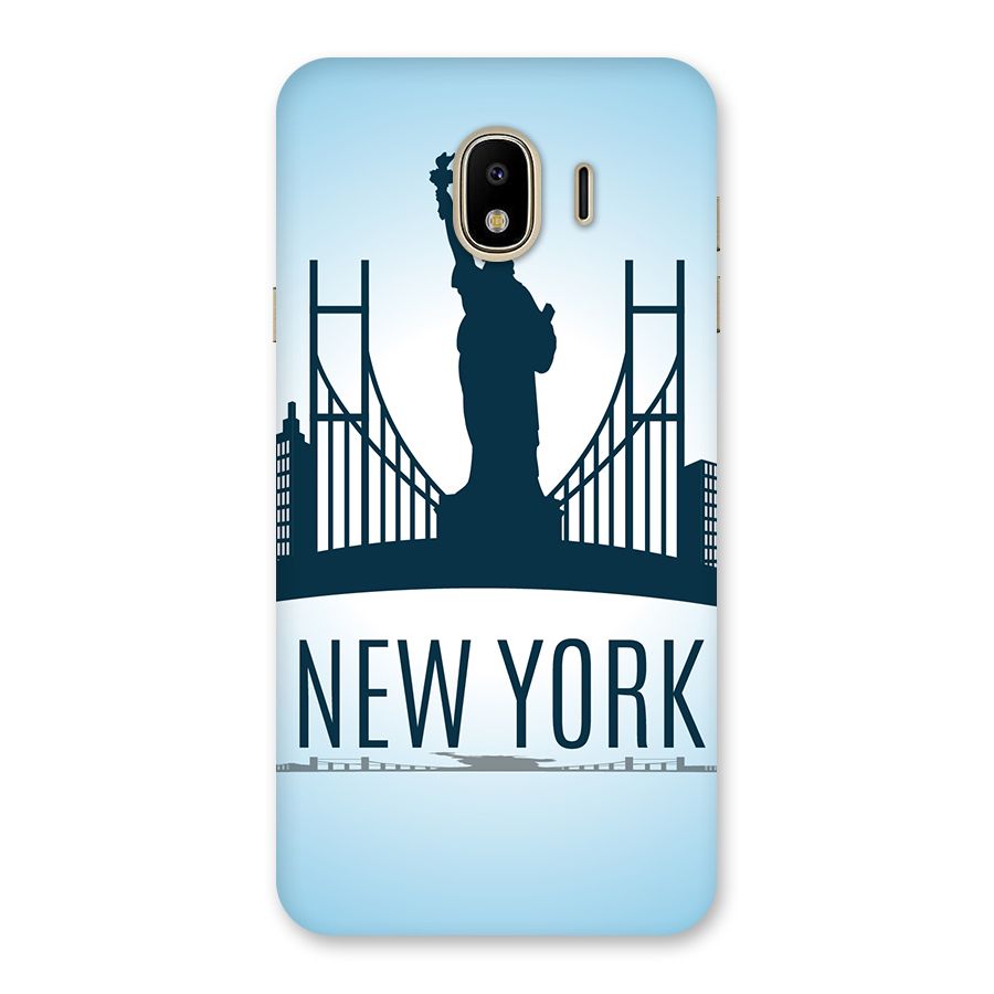 New York Skyline Back Case for Galaxy J4
