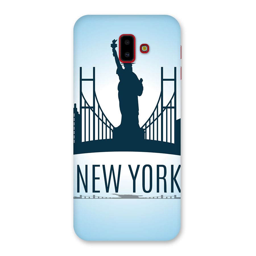 New York Skyline Back Case for Galaxy J6 Plus