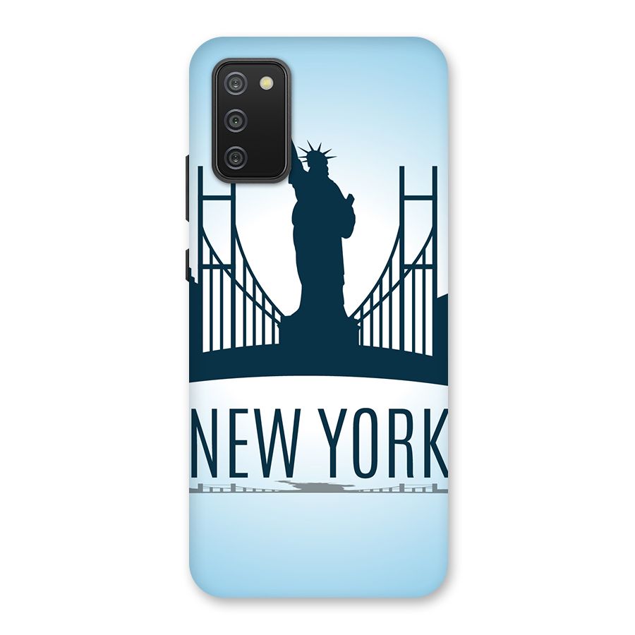 New York Skyline Back Case for Galaxy M02s