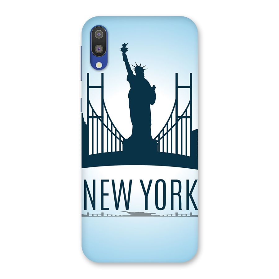 New York Skyline Back Case for Galaxy M10