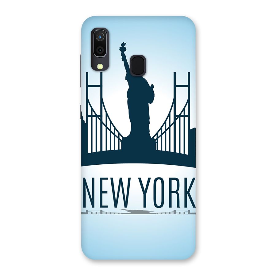 New York Skyline Back Case for Galaxy M10s