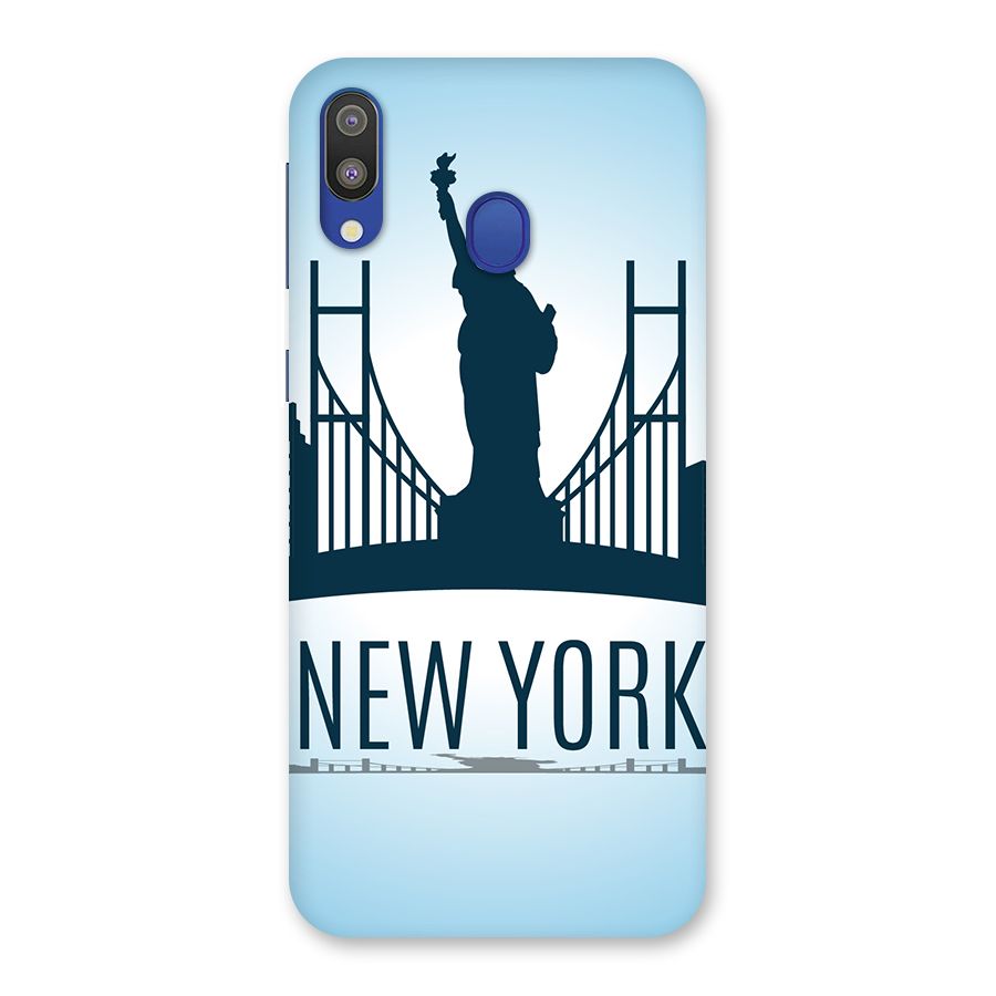 New York Skyline Back Case for Galaxy M20