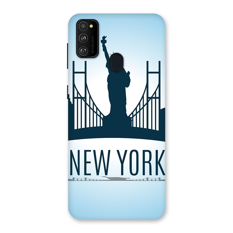 New York Skyline Back Case for Galaxy M30s