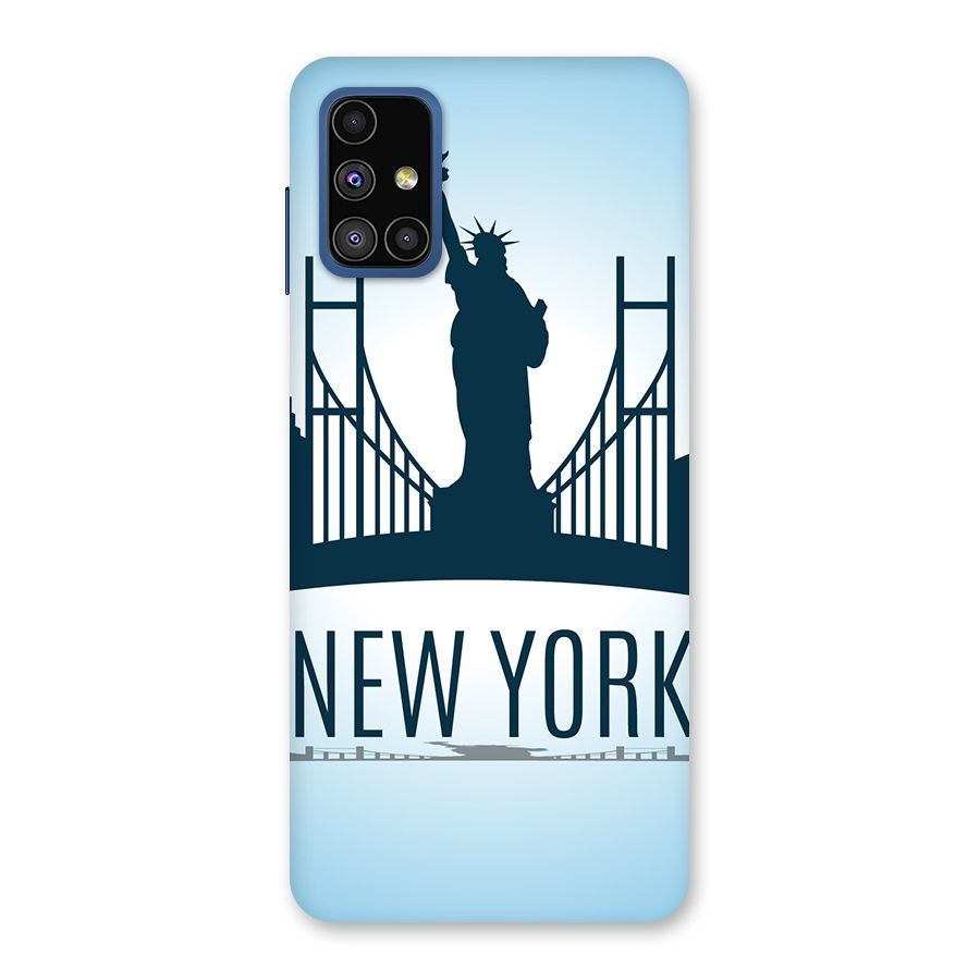 New York Skyline Back Case for Galaxy M51